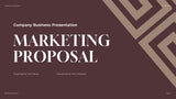 Brown Geometric Marketing Presentation