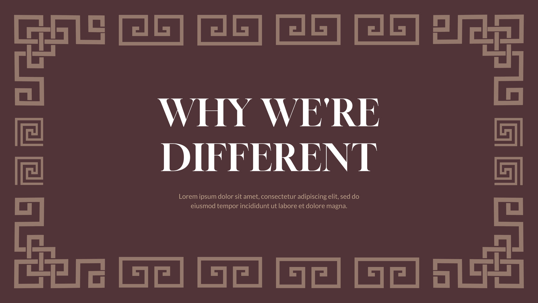 Brown Geometric Marketing Presentation
