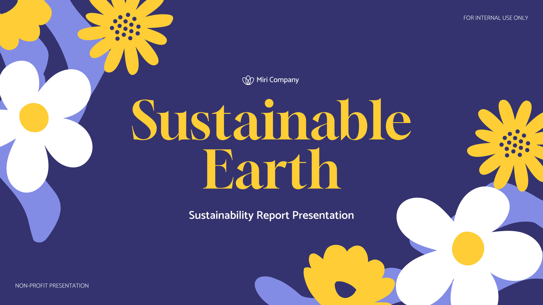 Blue Floral Sustainability Report