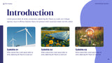 Blue Floral Sustainability Report