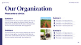 Blue Floral Sustainability Report