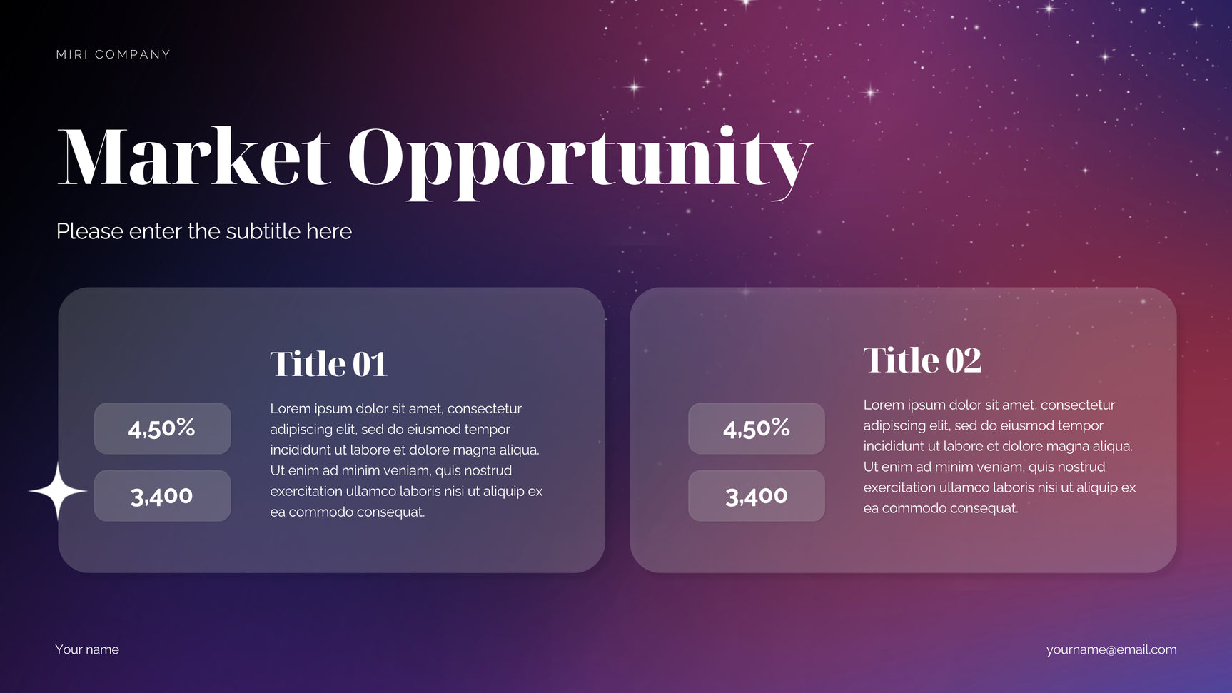 Purple Cosmic Marketing Proposal