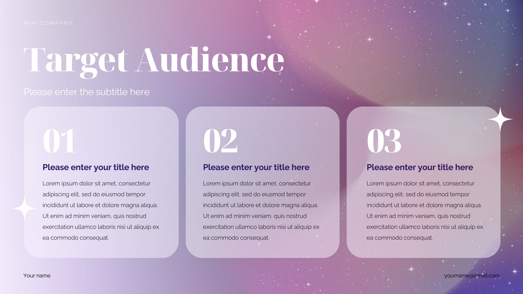 Purple Cosmic Marketing Proposal