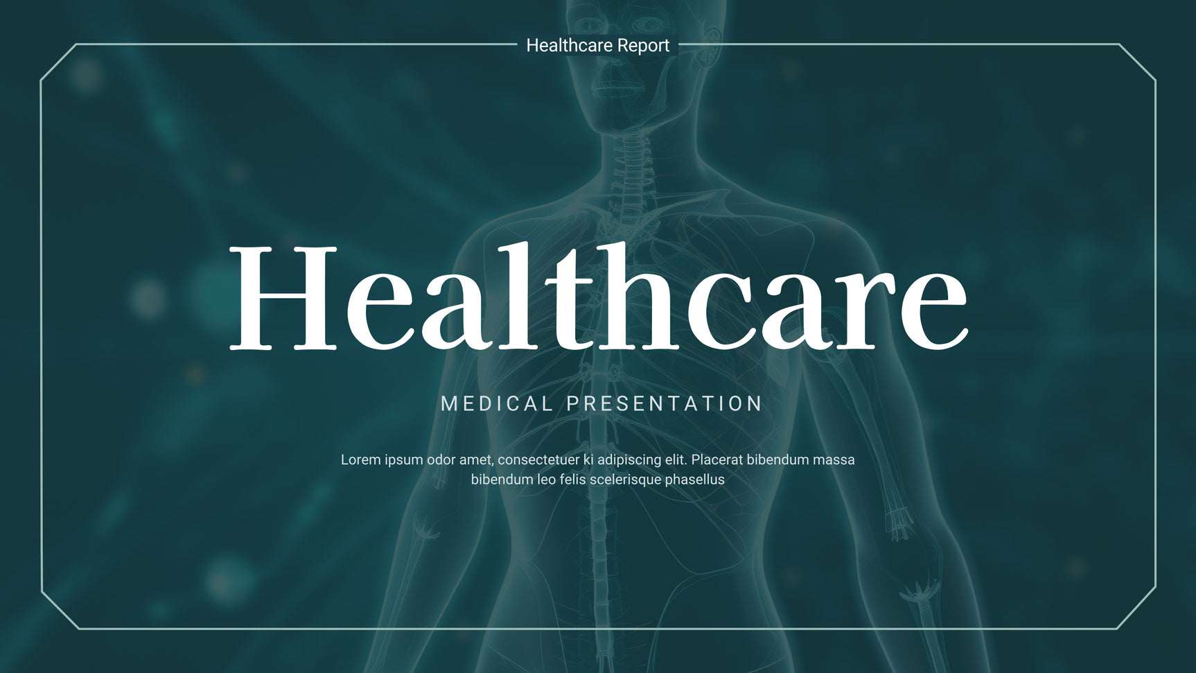 Teal Professional Healthcare Presentation