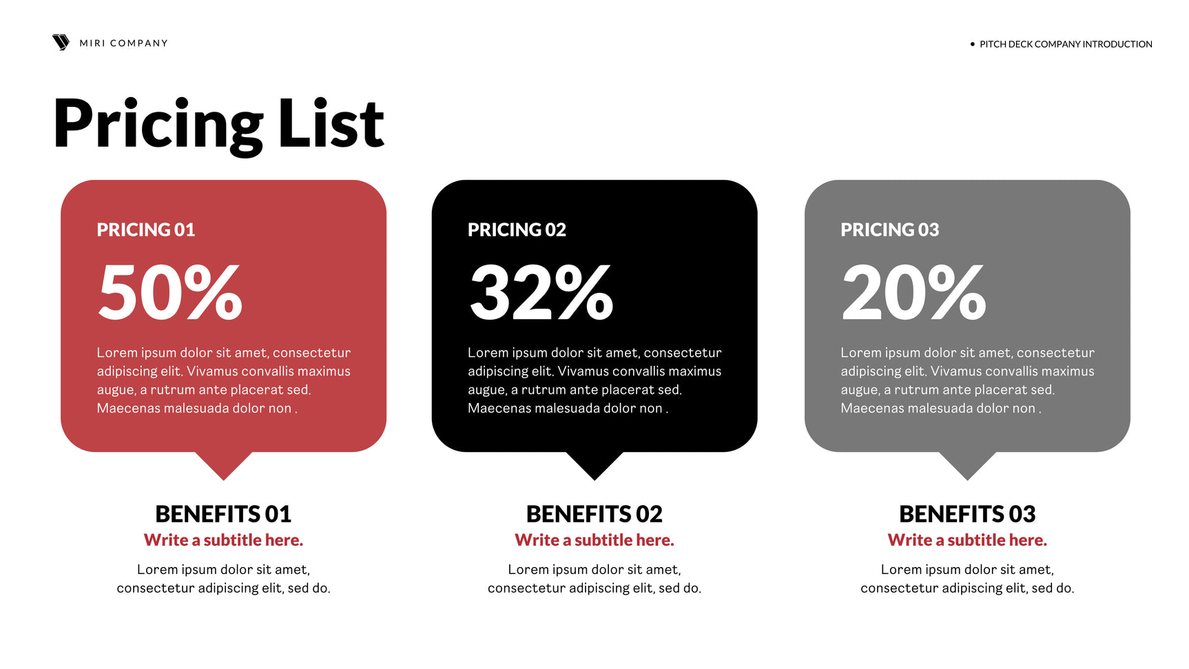 Red Modern Business Pitch