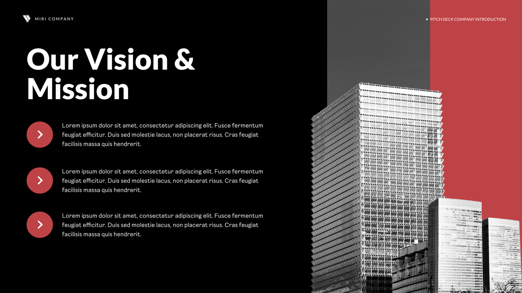 Red Modern Business Pitch