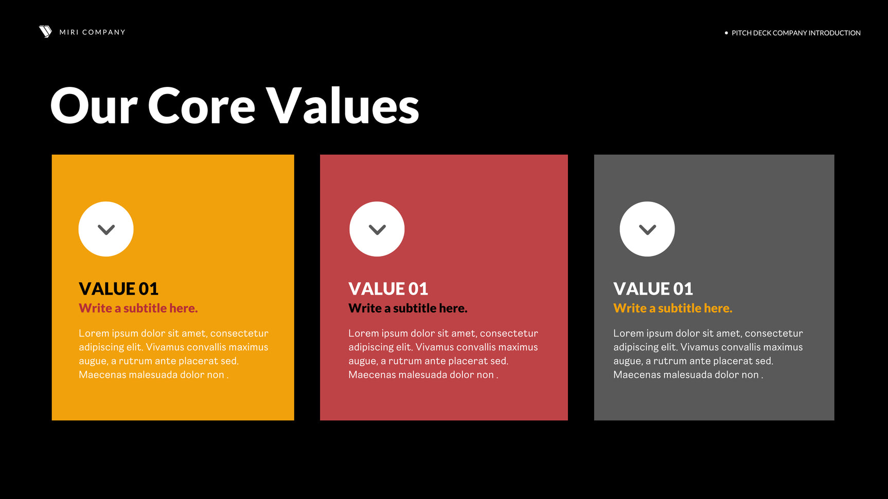 Red Modern Business Pitch